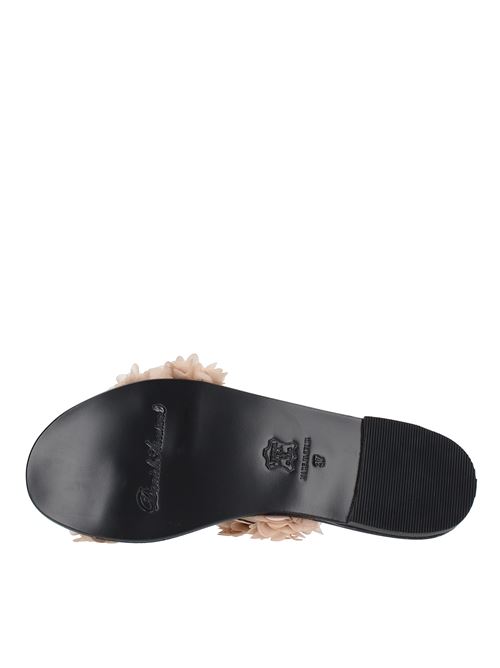 Mules Flat modello ST TROPEZ in pelle e tulle DANIELE ANCARANI | ST TROPEZ SERRAJEROSA